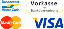 Mister Cash, Direct ebanking.com, MasterCard, VISA