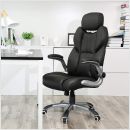 Luxe bureaustoel met verstelbaar hoofdsteun OGBN65BK