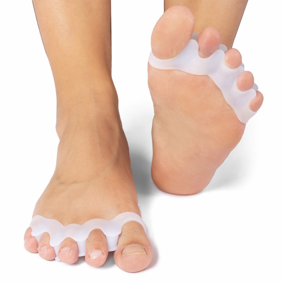 Correct Toes spreiders voor alle tenen boven en onderkant