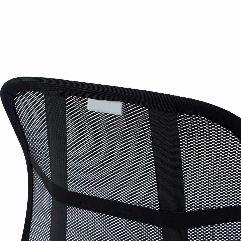zijkant van de dunimed ergonomische rugsteun