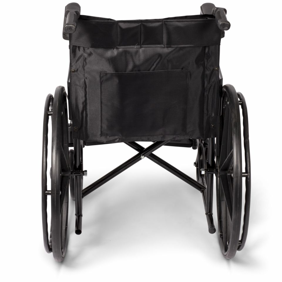 Dunimed Opvouwbare rolstoel premium met opbergvak