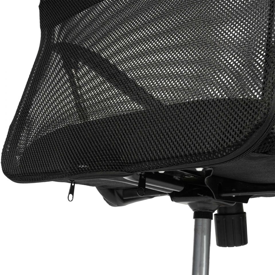 Ergodu ergonomische mesh bureaustoel ritssluiting