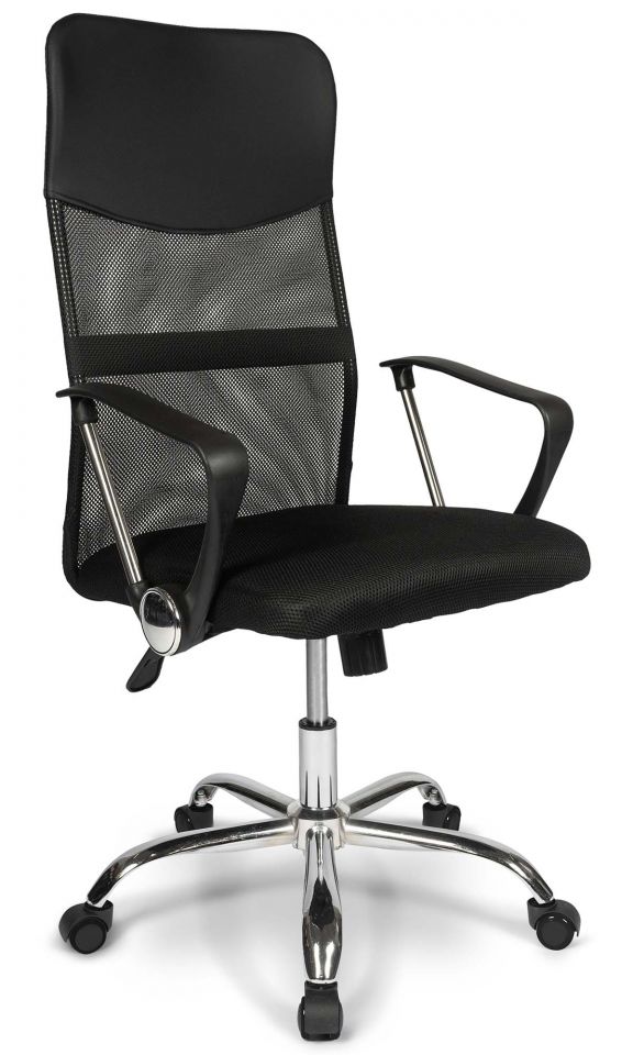 Ergodu ergonomische mesh bureaustoel met gevoerde zitting