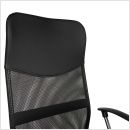 Ergodu ergonomische mesh bureaustoel PU-hoofdleuning