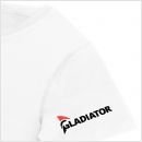 gladiator sports compressieshirt dames in wit logo gefotografeerd