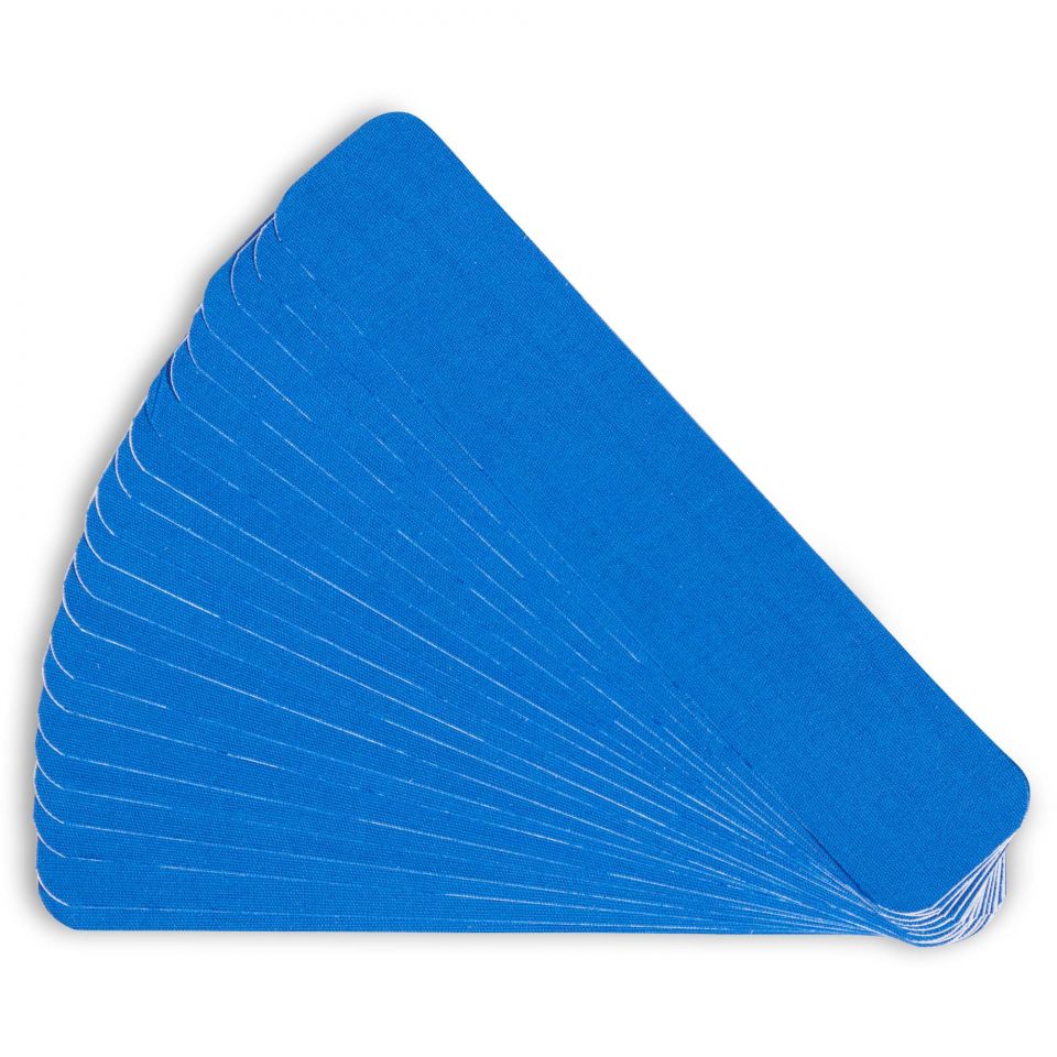 Gladiator Sports Kinesiotape Strips donkerblauw op een rij