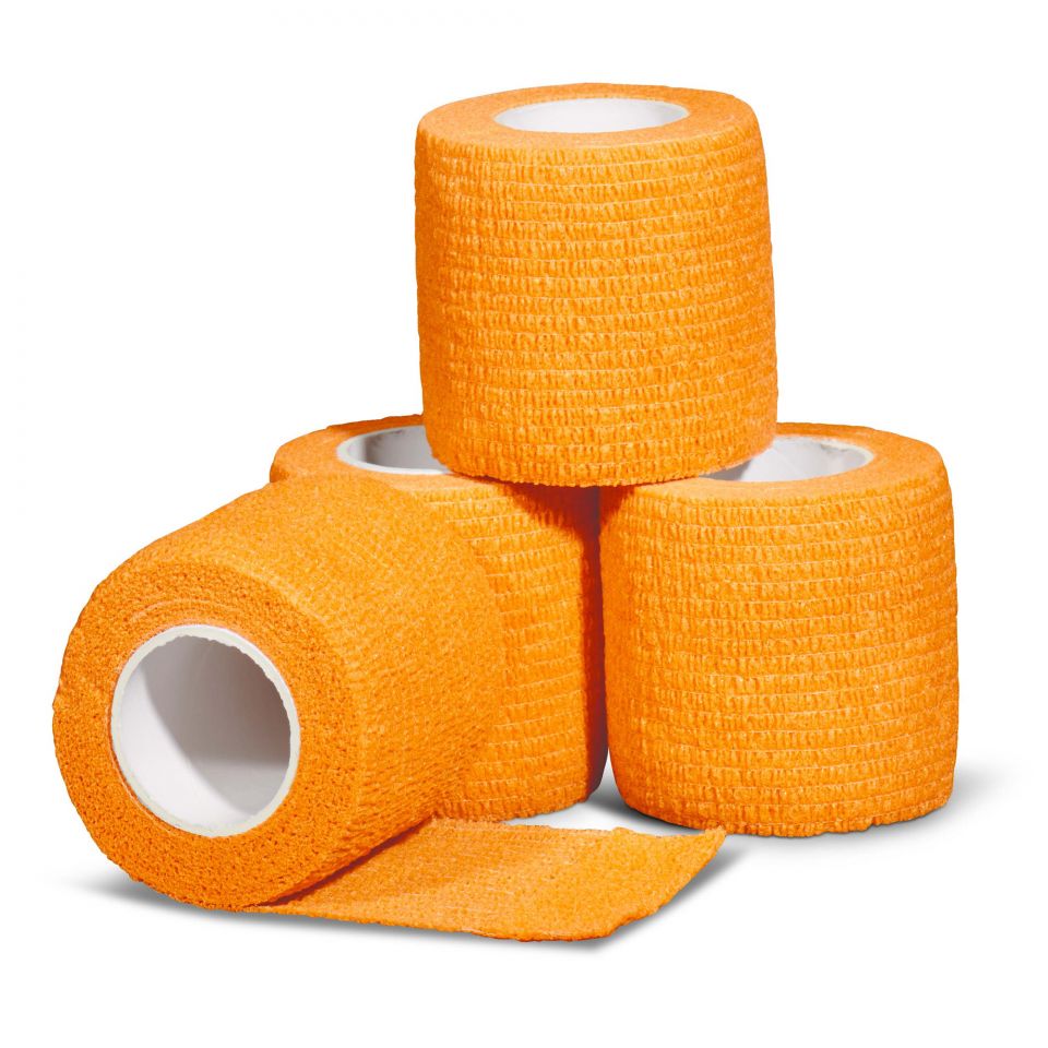 Gladiator sports ondertape bandage 4 rollen oranje
