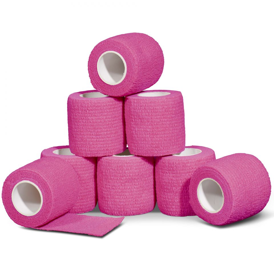 Gladiator sports ondertape bandage 8 rollen roze