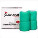 Gladiator sports ondertape bandage 4 rollen groen