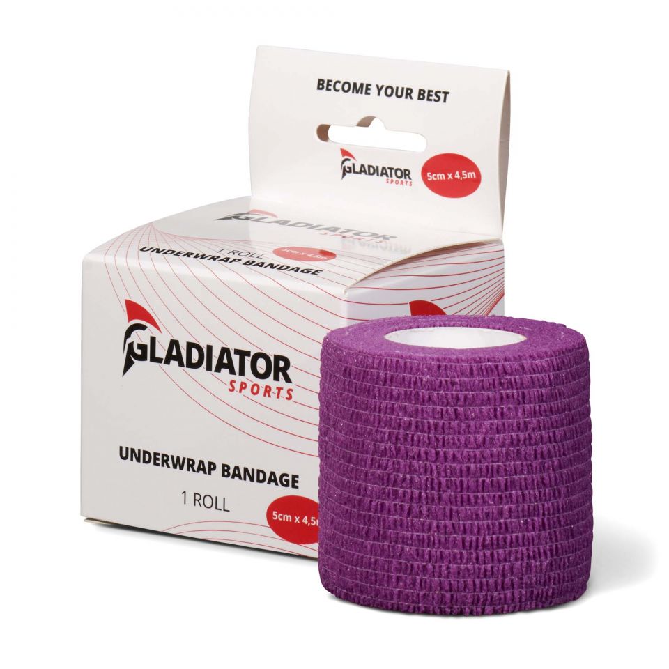 Gladiator sports ondertape bandage per rol paars