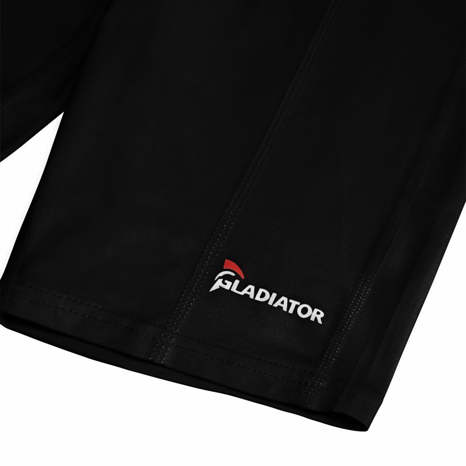 gladiator sports pakket compressiebroek en shirt dames zwart detailfoto broek