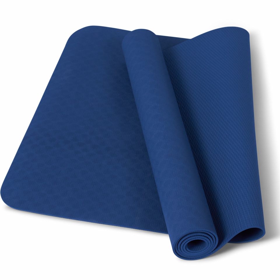 gladiator sports yoga mat blauw kopen