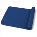 gladiator sports yoga mat blauw half opgerold