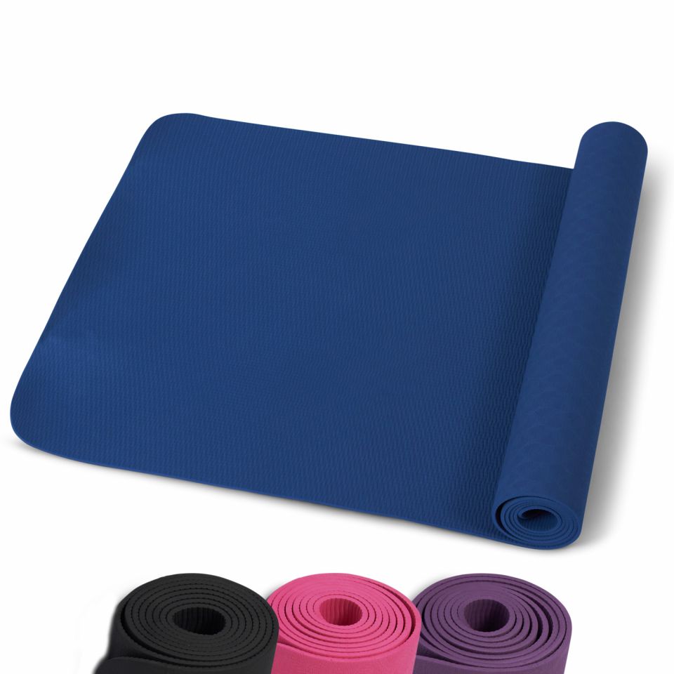 gladiator sports yoga mat blauw in diverse kleuren