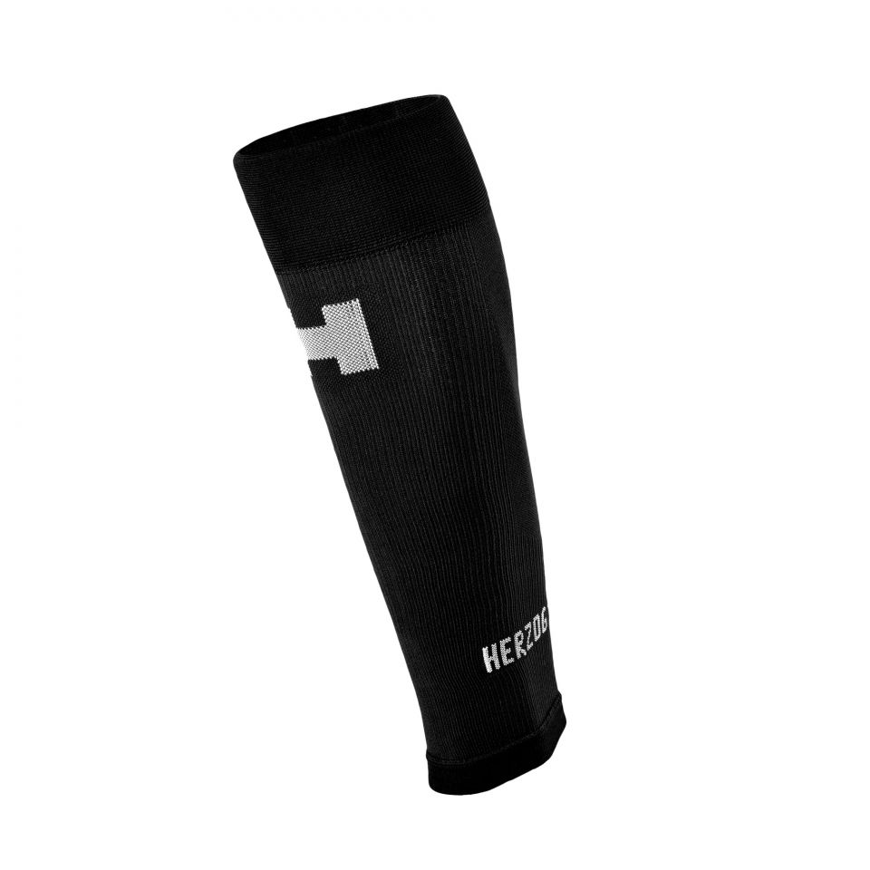 Herzog Sport Compressiekousen Tubes in het zwart - rechterzijde