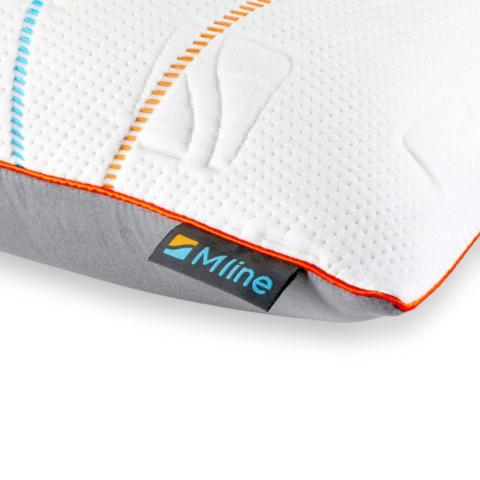 M line active pillow label