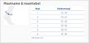 Maattabel Bauerfeind AchilloTrain brace