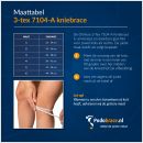 Maattabel Orliman 3-Tex 7104-A Kniebrace