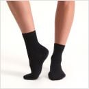 solelution sokken met siliconen gel hiel met gel hiel aan de buitenkant gedragen