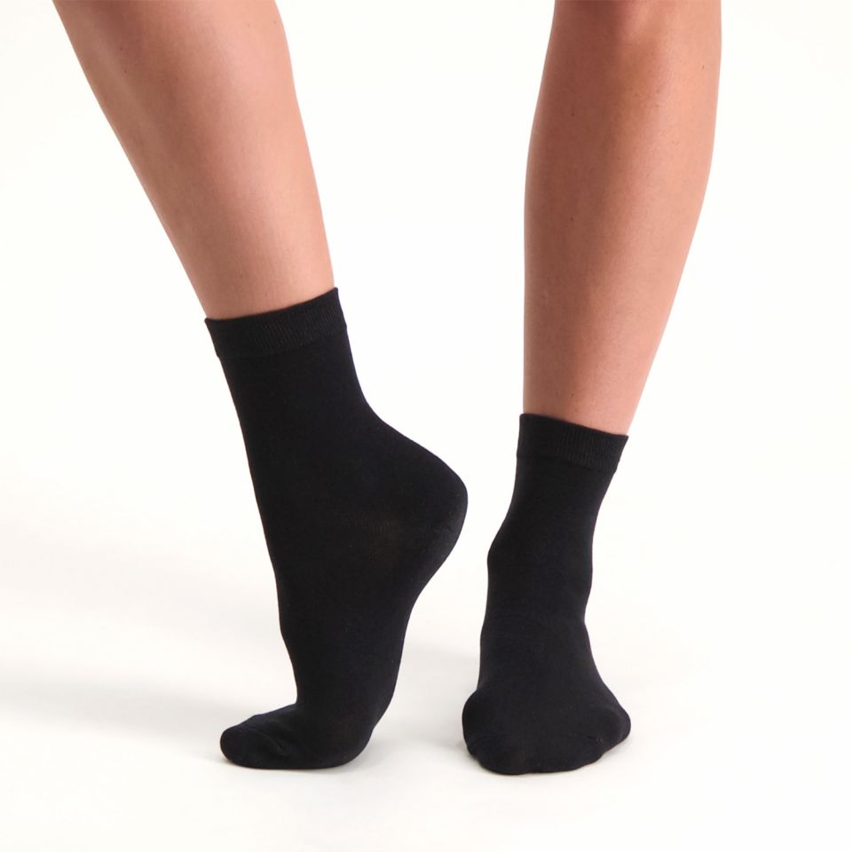 solelution sokken met siliconen gel hiel met gel hiel aan de buitenkant gedragen
