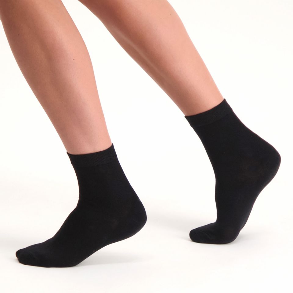 solelution sokken met siliconen gel hiel met gel hiel aan de binnenkant gedragen
