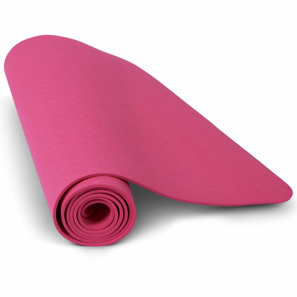 Thuissport pakket yogamat roze