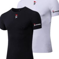 Gladiator Compressie shirt zwart en wit