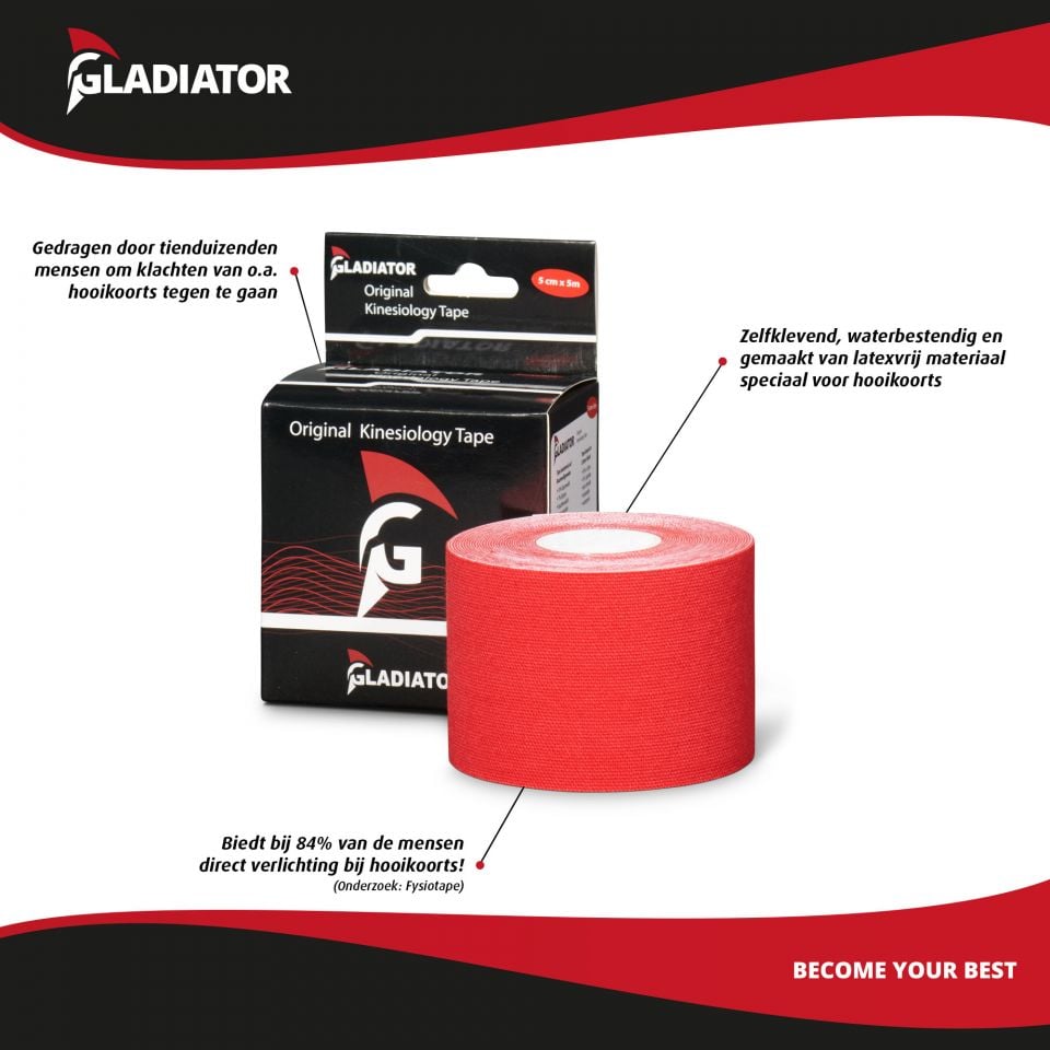gladiator sports hooikoorts tape