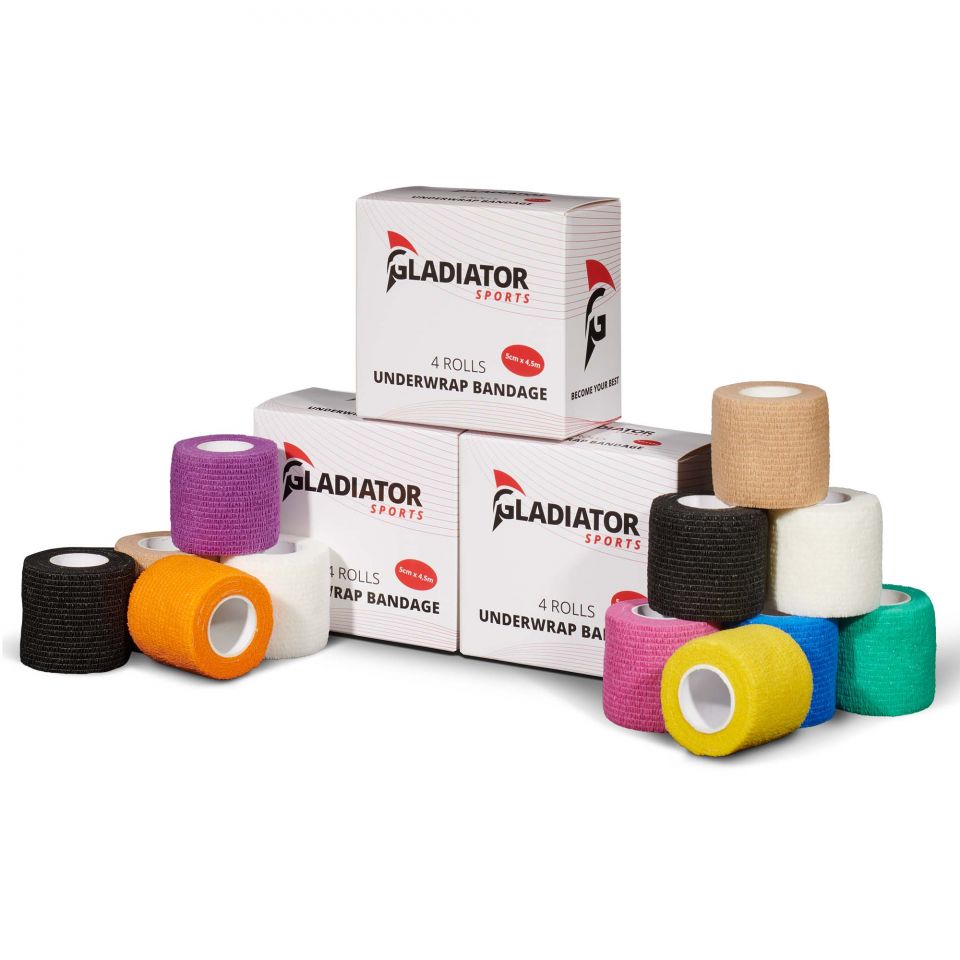 Gladiator sports ondertape bandage 12 rollen met doosje kopen