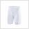 gladiator sports pakket compressiebroek en shirt dames broek in wit vanaf de zijkant gefotografeerd