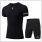 gladiator sports pakket compressiebroek en shirt dames in zwart