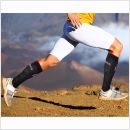 gladiator sports running compressiekousen voor hardlopen gedragen door sporter