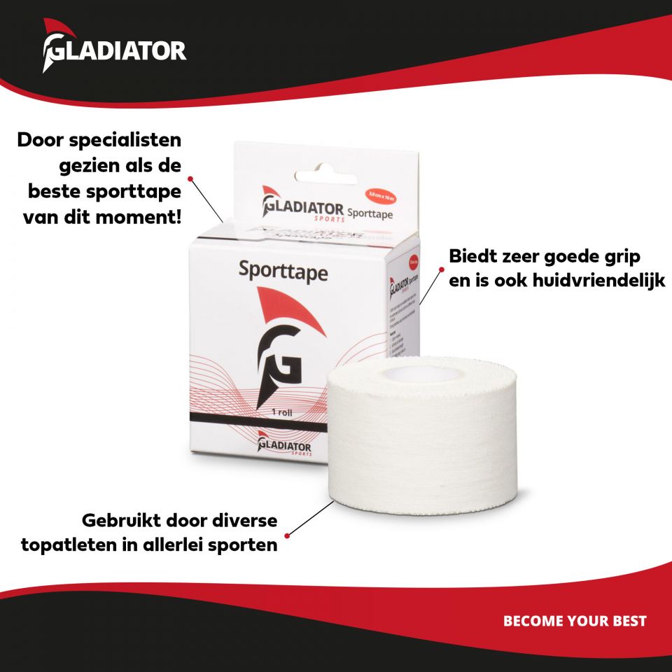 gladiator sports sporttape productinformatie