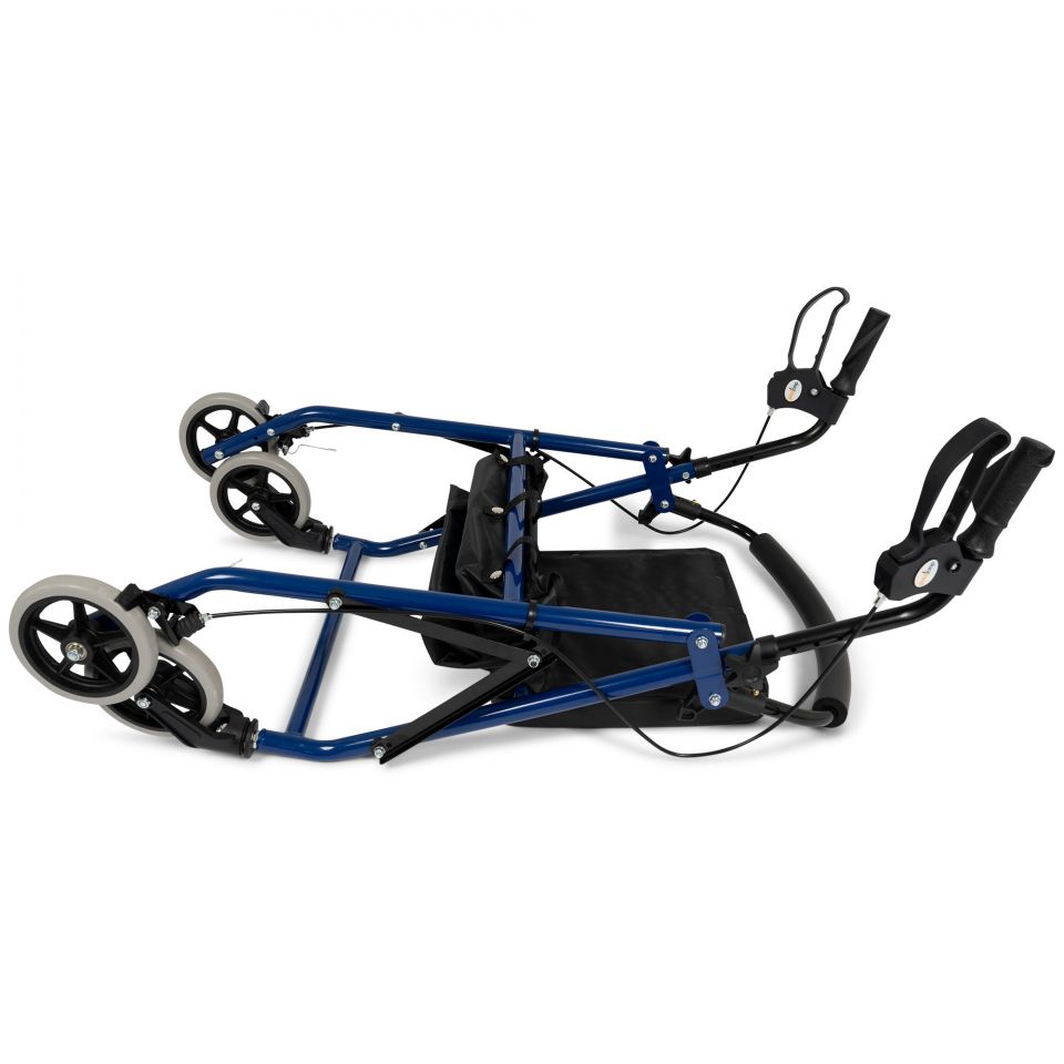Dunimed lichtgewicht rollator opgevouwen