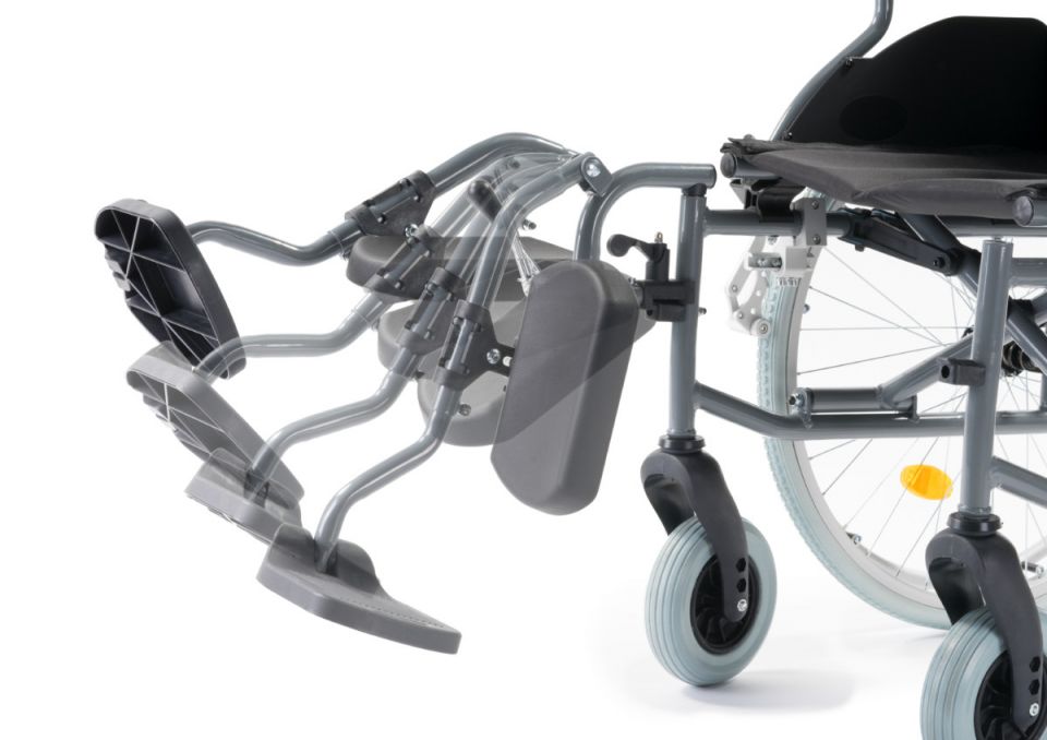 Multimotion rolstoel M6 verstelbare beensteun