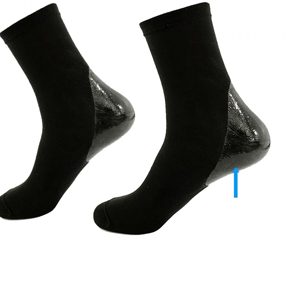 solelution sokken met siliconen gel hiel